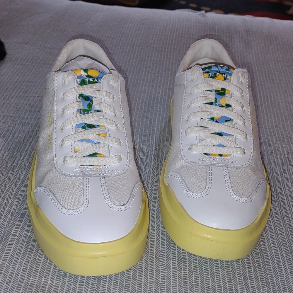 NEW COLE HAAN GrandPrø Rally Canvas T Toe Sneakers Comfortable Relaxed fit